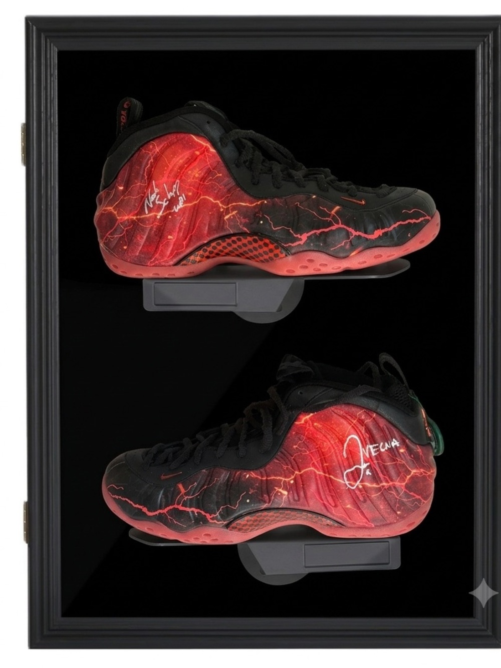 Stranger Things Foamposites signed by Will & Vecna show (JSA auth.) 1 of 1